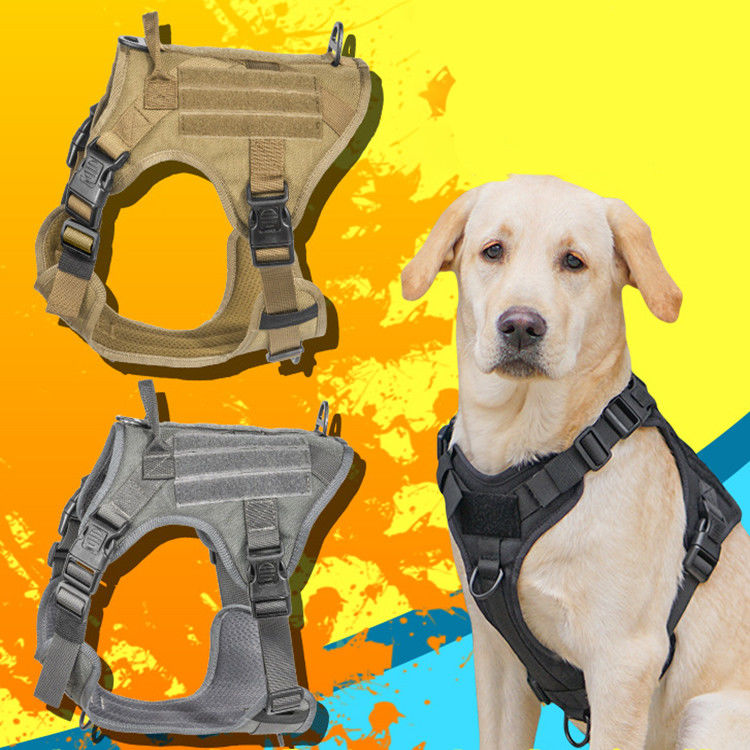 Imbracatura per cani militare tattica della maglia con sicurezza tattica del ODM Molle del fermaglio per servizio &amp; la maglia militare di formazione del cane