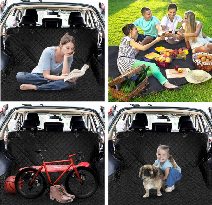 Stuoia impermeabile durevole della sede di automobile del cane nero dell'amaca 900g del cane del sedile posteriore del camion