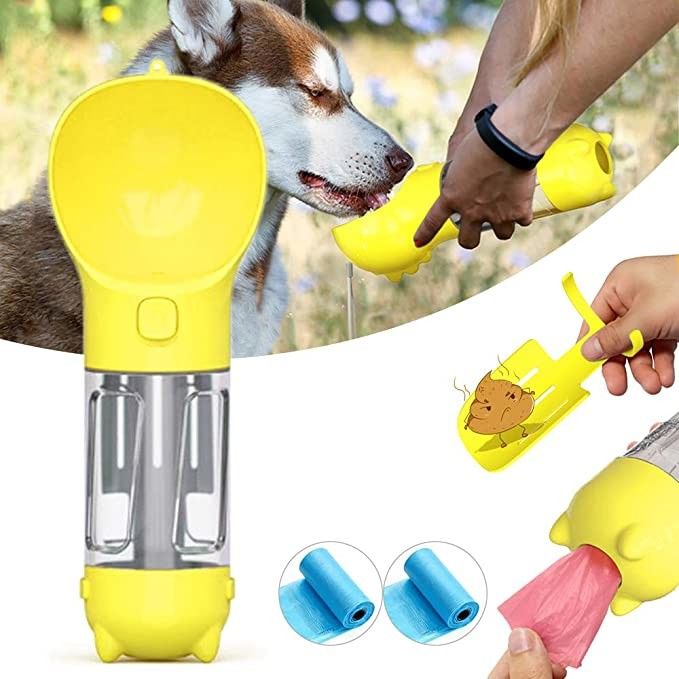 Supporto bevente della borsa dello spreco della bottiglia 300ML del cane portatile