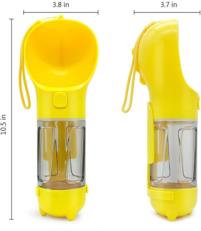Supporto bevente della borsa dello spreco della bottiglia 300ML del cane portatile