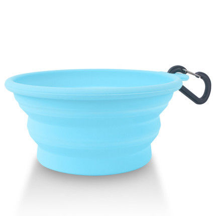 Ciotola pieghevole di Cat Food Water Custom Dog della ciotola dell'acqua del cane del silicone di Hallupets
