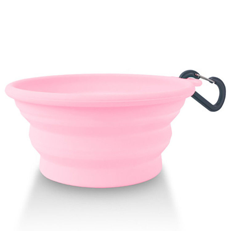 Ciotola all'aperto dell'acqua di viaggio del silicone per la ciotola di Cat Dog Food And Water dei cani