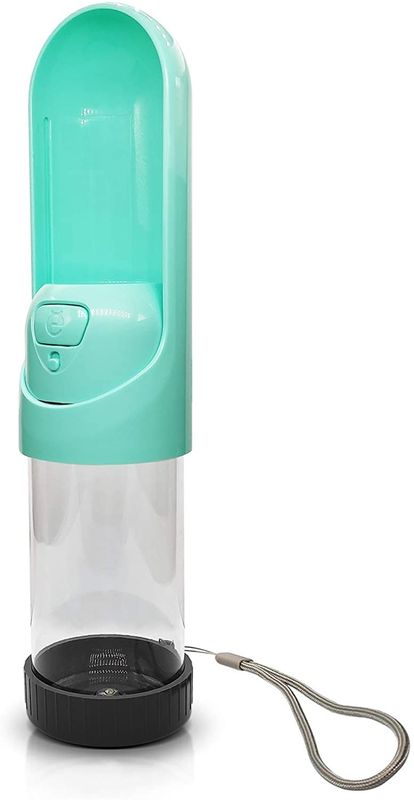L'erogatore portatile pieghevole dell'acqua per l'animale domestico H2O dei cani imbottiglia BPA 10 liberi Oz 300ml