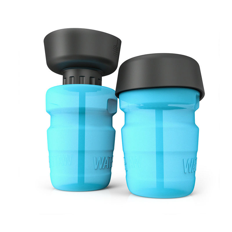 Viaggio pieghevole BPA della bottiglia di acqua del cane di compressione dell'animale domestico di 18 Oz libero