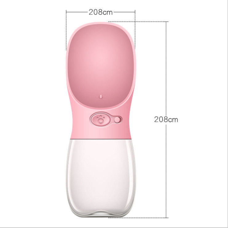Bottiglia di acqua pieghevole portatile del cane della tazza della bevanda 12-20OZ per camminare