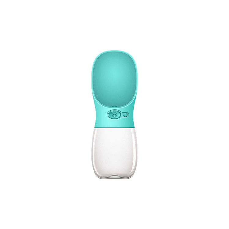 Fontanella portatile del cane del silicone del commestibile della tazza della bottiglia di acqua dell'animale domestico all'aperto 12OZ