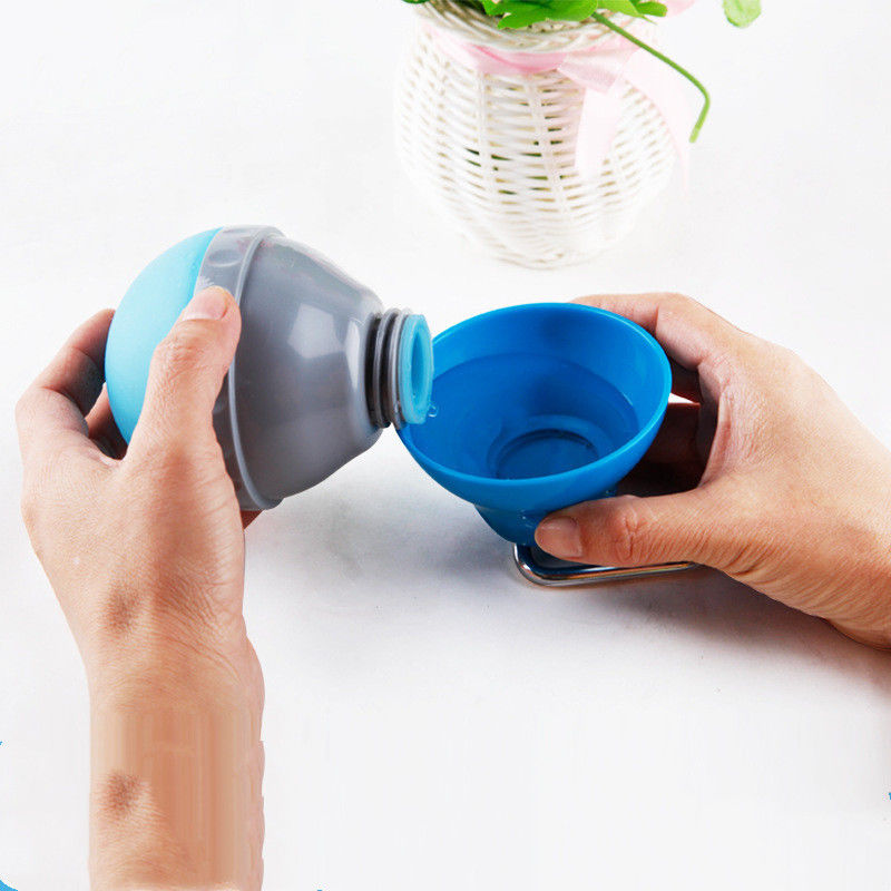 Bottiglia di acqua e ciotola del cane della tazza bevente 200ml 7 Oz del cane di animale domestico dell'OEM