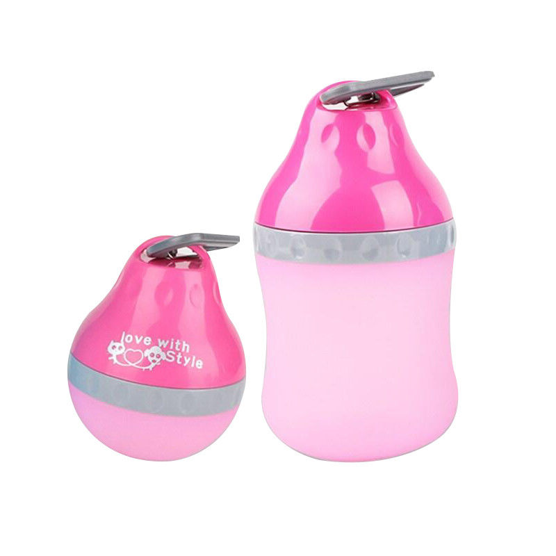 Bottiglia di acqua e ciotola all'aperto staccabili del cane del silicone bottiglia bevente dell'animale domestico da 400 ml