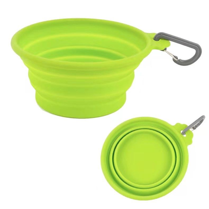 ciotola estensibile del cane del silicone 24oz per il piatto nutrente ed abbeverante di viaggio