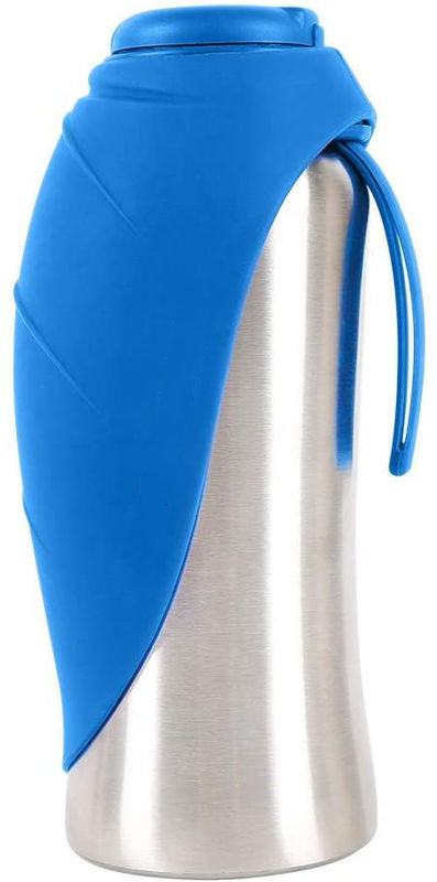 Bottiglia di acqua calda 18 Oz del cucciolo pieghevole del cane