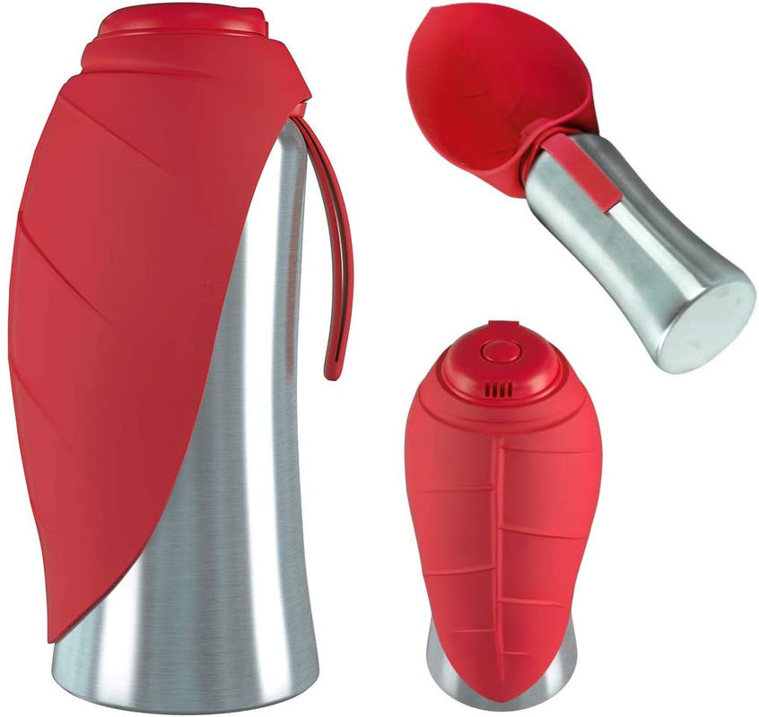 Bottiglia di acqua calda 18 Oz del cucciolo pieghevole del cane