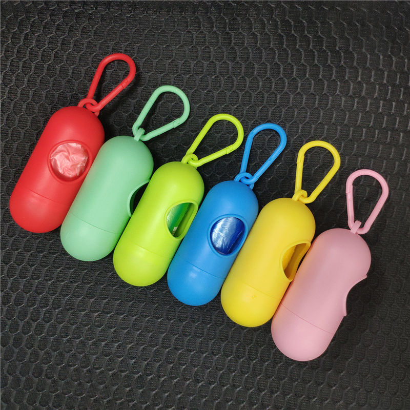 Supporto all'aperto della borsa della poppa del cane della scatola dei rifiuti della lettiera dell'erogatore della borsa della poppa del cane portatile del silicone