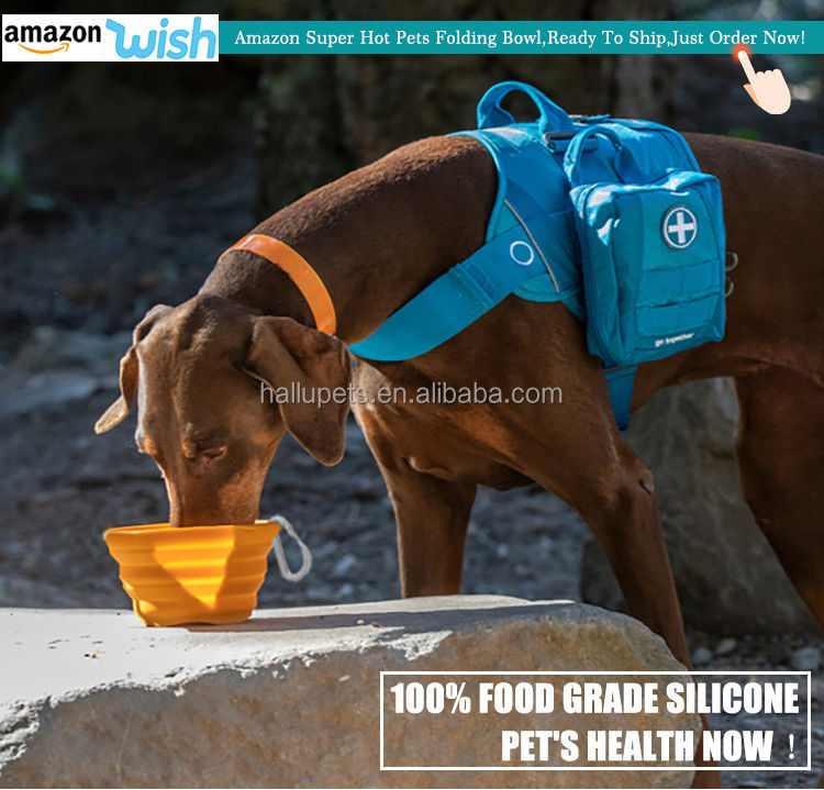 Alimentatore della ciotola del cane di animale domestico del silicone