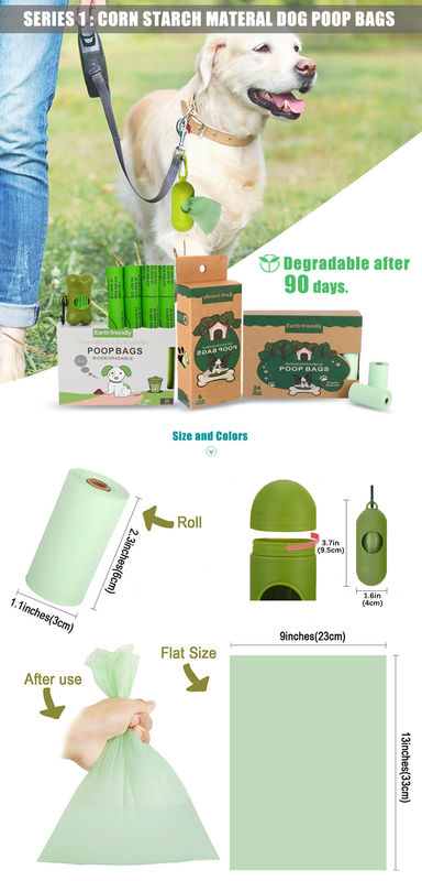 Cat Dog Poop Bag Dispenser 100% biodegradabile